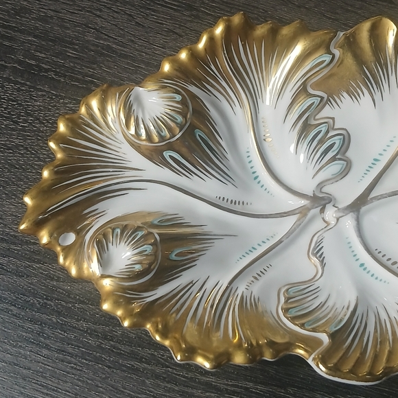 Vintage German RPM Gold Gilt Porcelain Dish - Picture 9 of 14